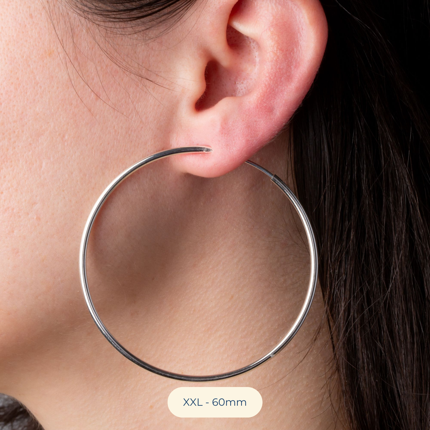 Gold Spring Clip On Hoop Earrings