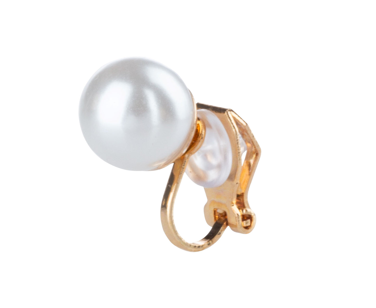 Simulated Freshwater Pearl Clip On Stud Earrings