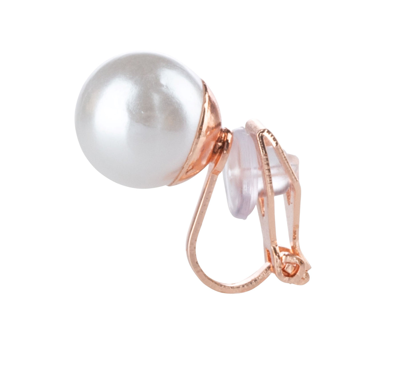 Simulated Freshwater Pearl Clip On Stud Earrings